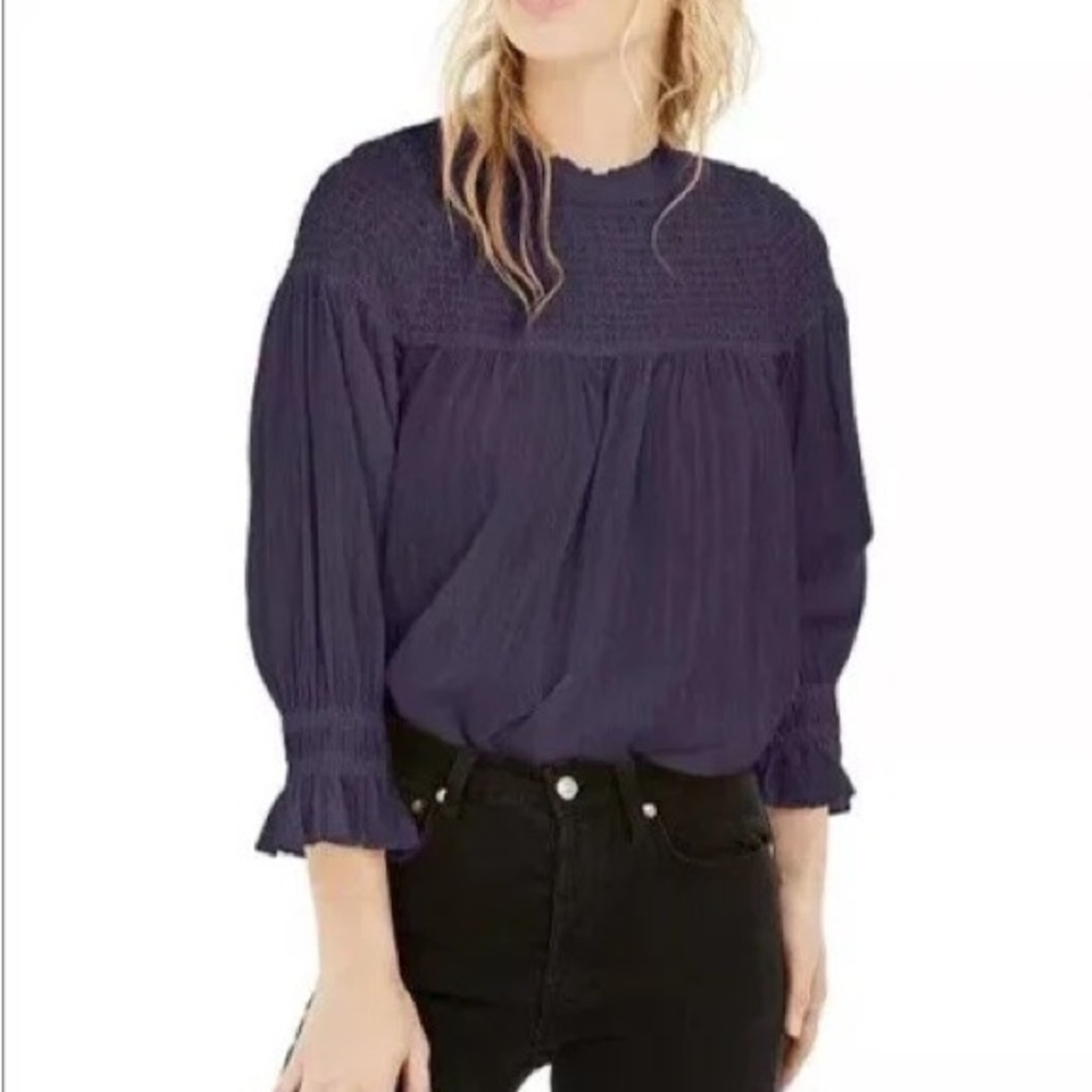 Free People Obi Mila Smocked Tunic